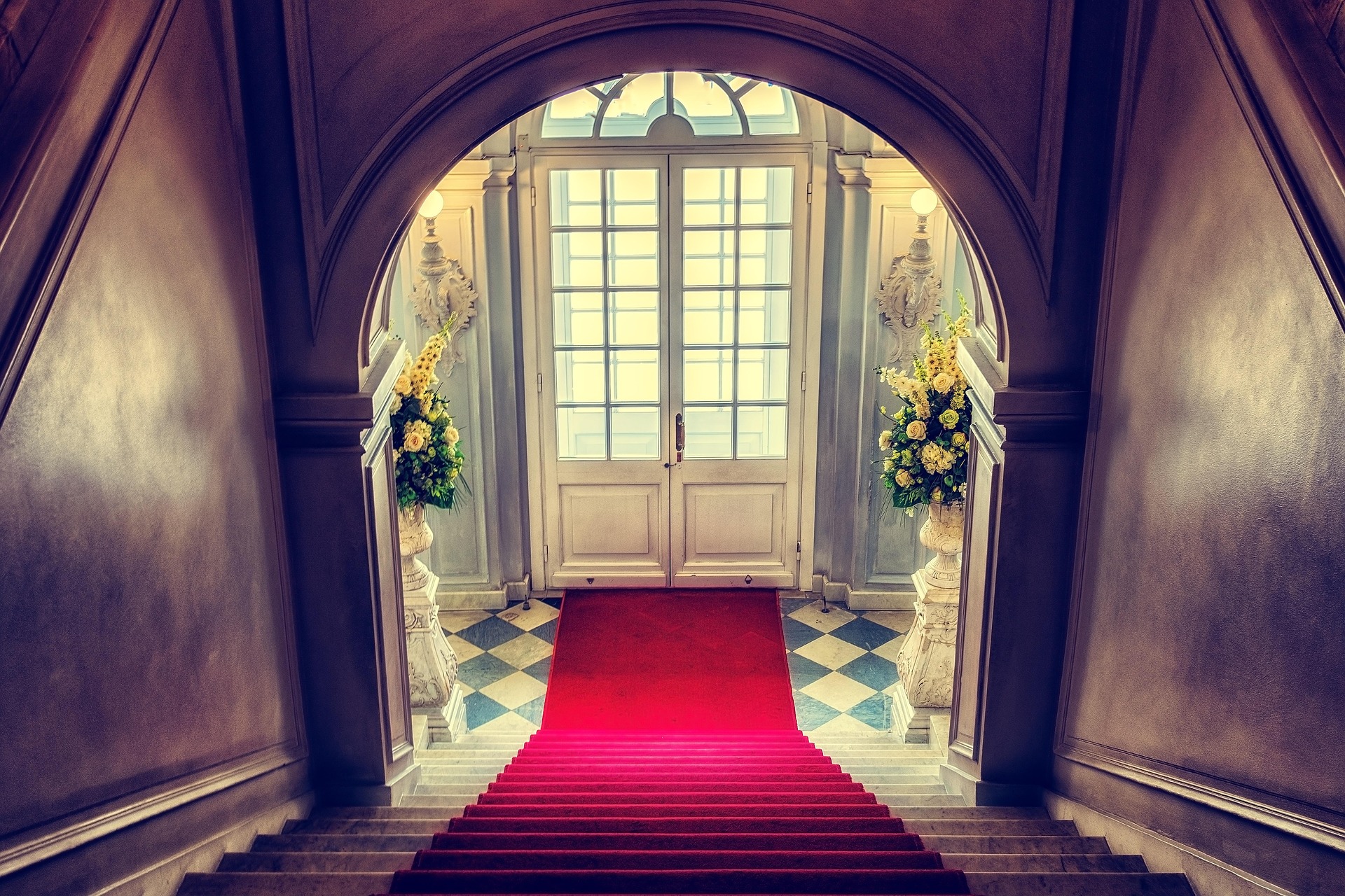 Classic Persian Carpet in Luxury Lobby